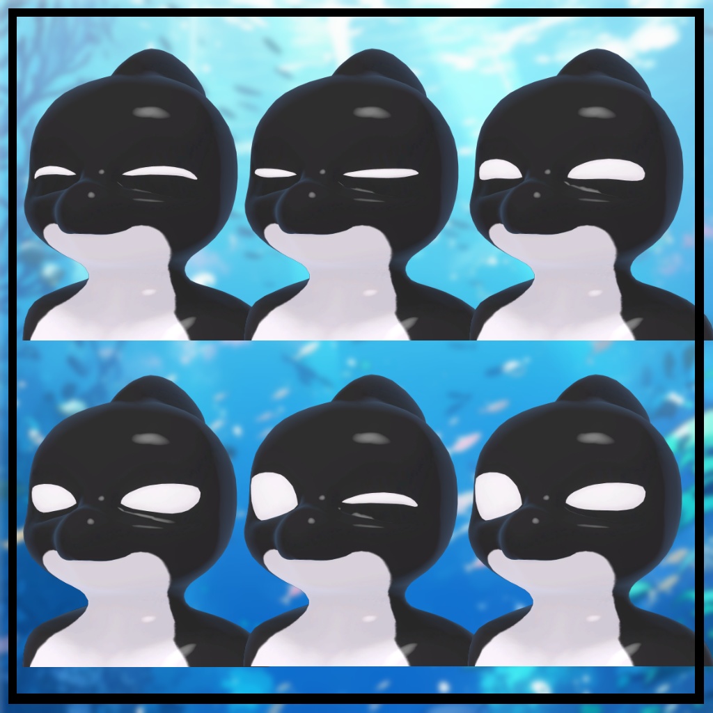 オルカトラ/Orcatra/ VRChat Avatar 3D Model