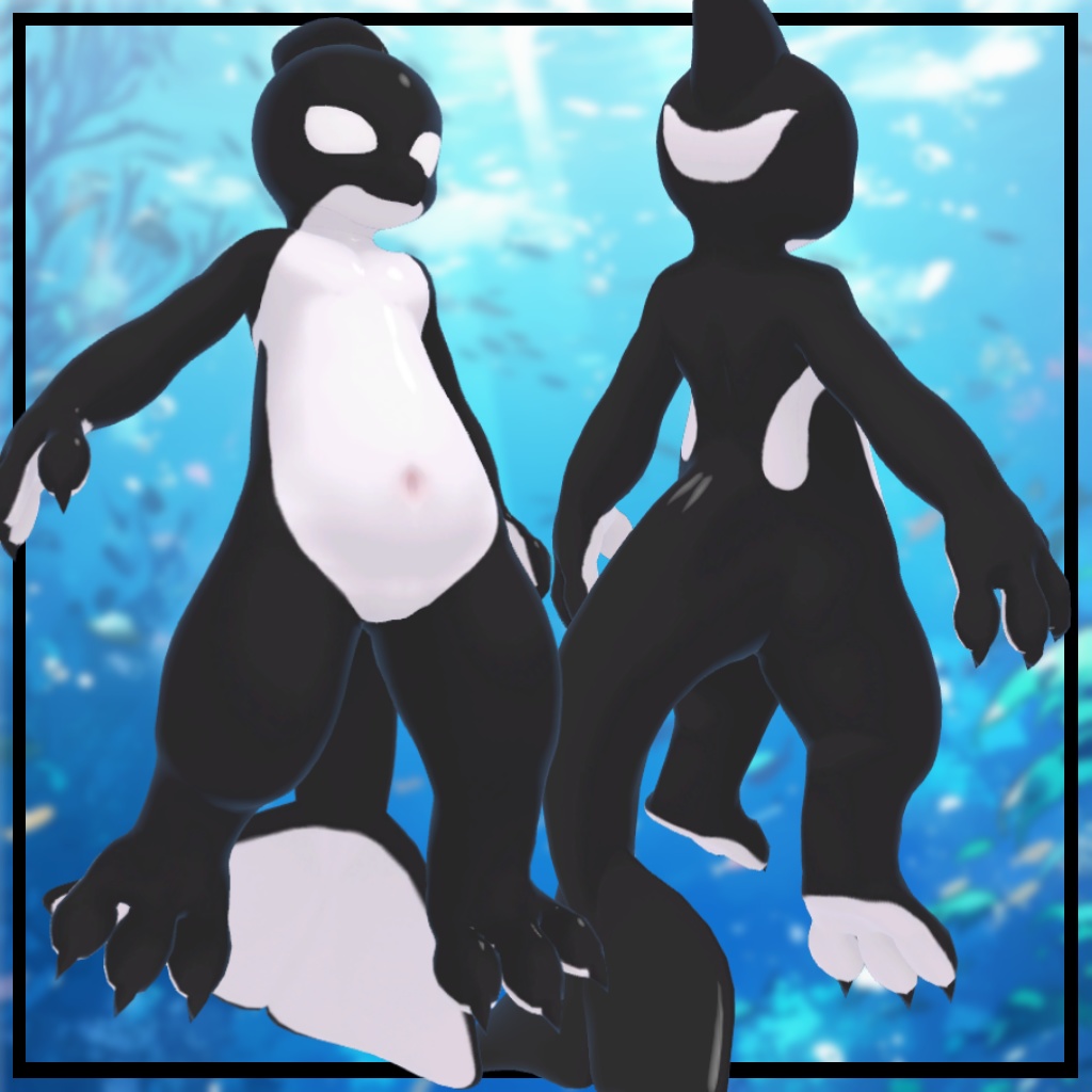 オルカトラ/Orcatra/ VRChat Avatar 3D Model