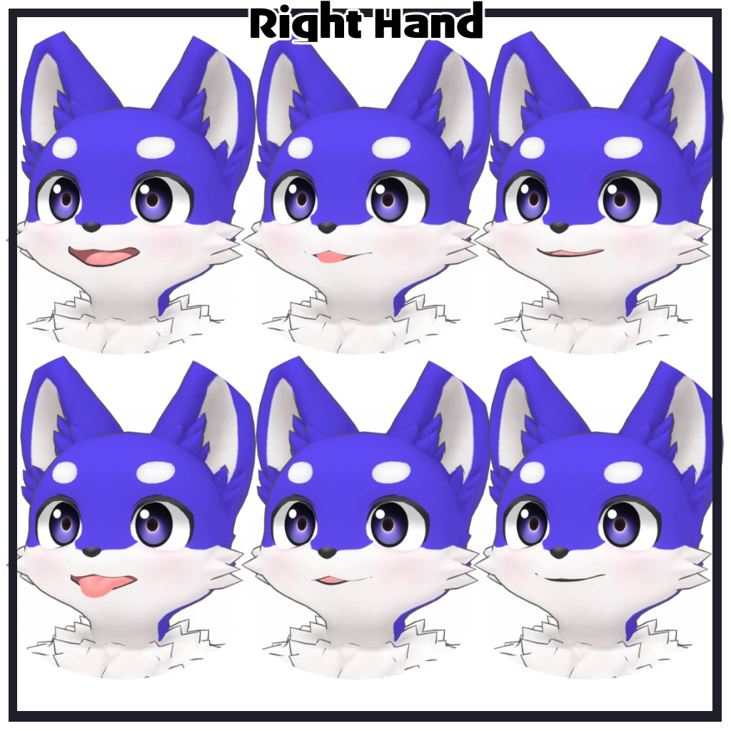 キャンバスくん(亜種同梱)/Canvas(& SSP)/ VRChat Avatar 3D Model