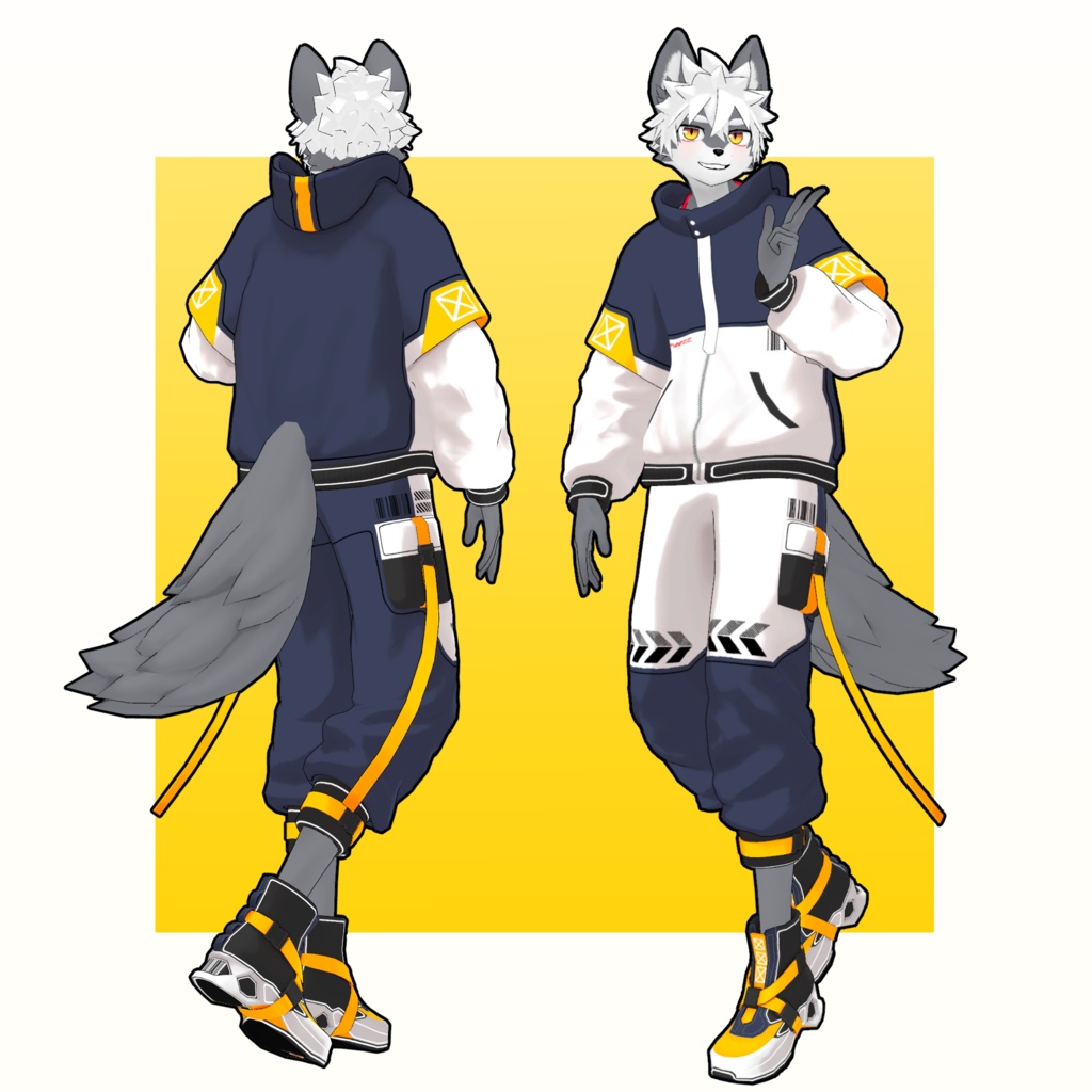 アクセルくん/Axel/ VRChat Avatar 3D Model