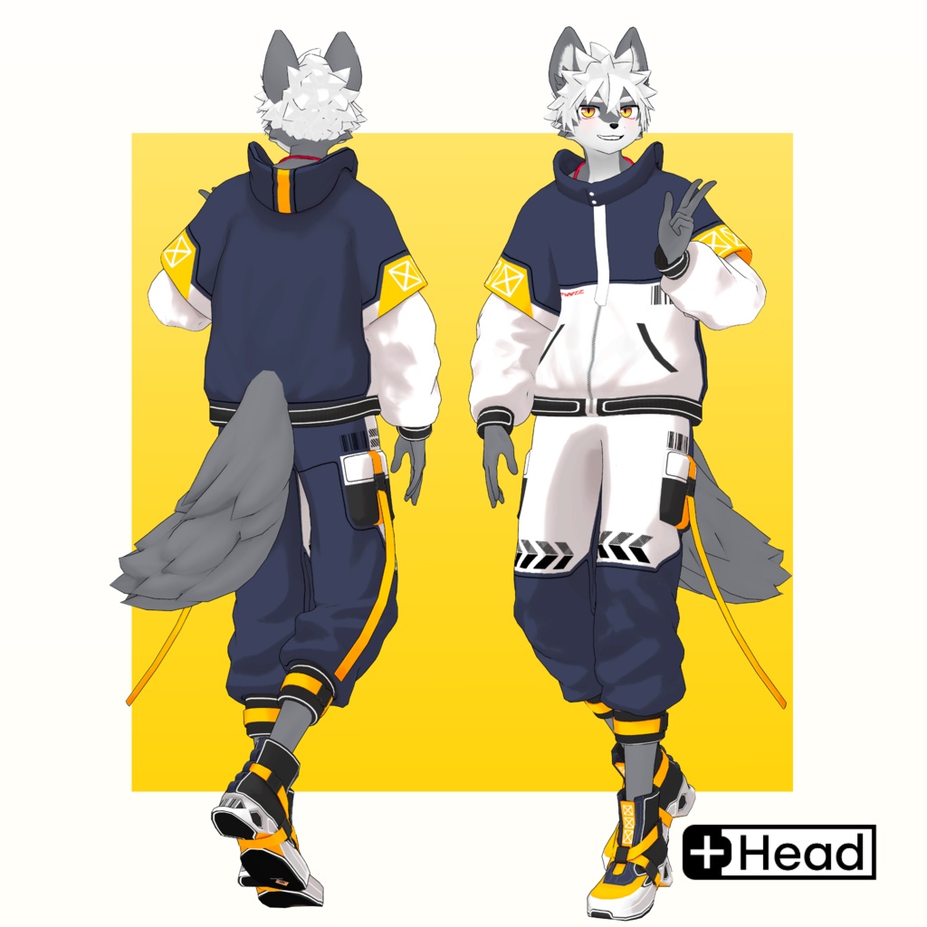 アクセルくん/Axel/ VRChat Avatar 3D Model