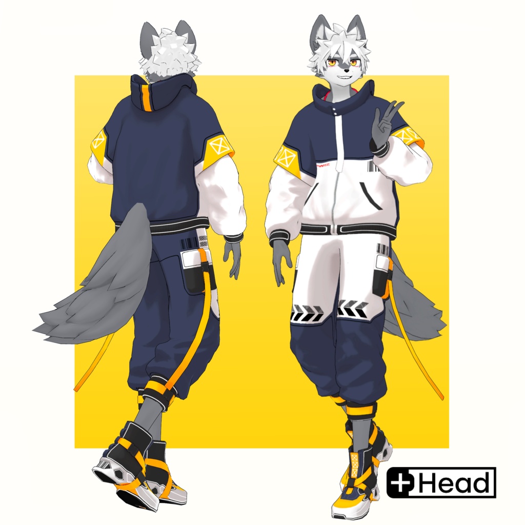 アクセルくん/Axel/ VRChat Avatar 3D Model