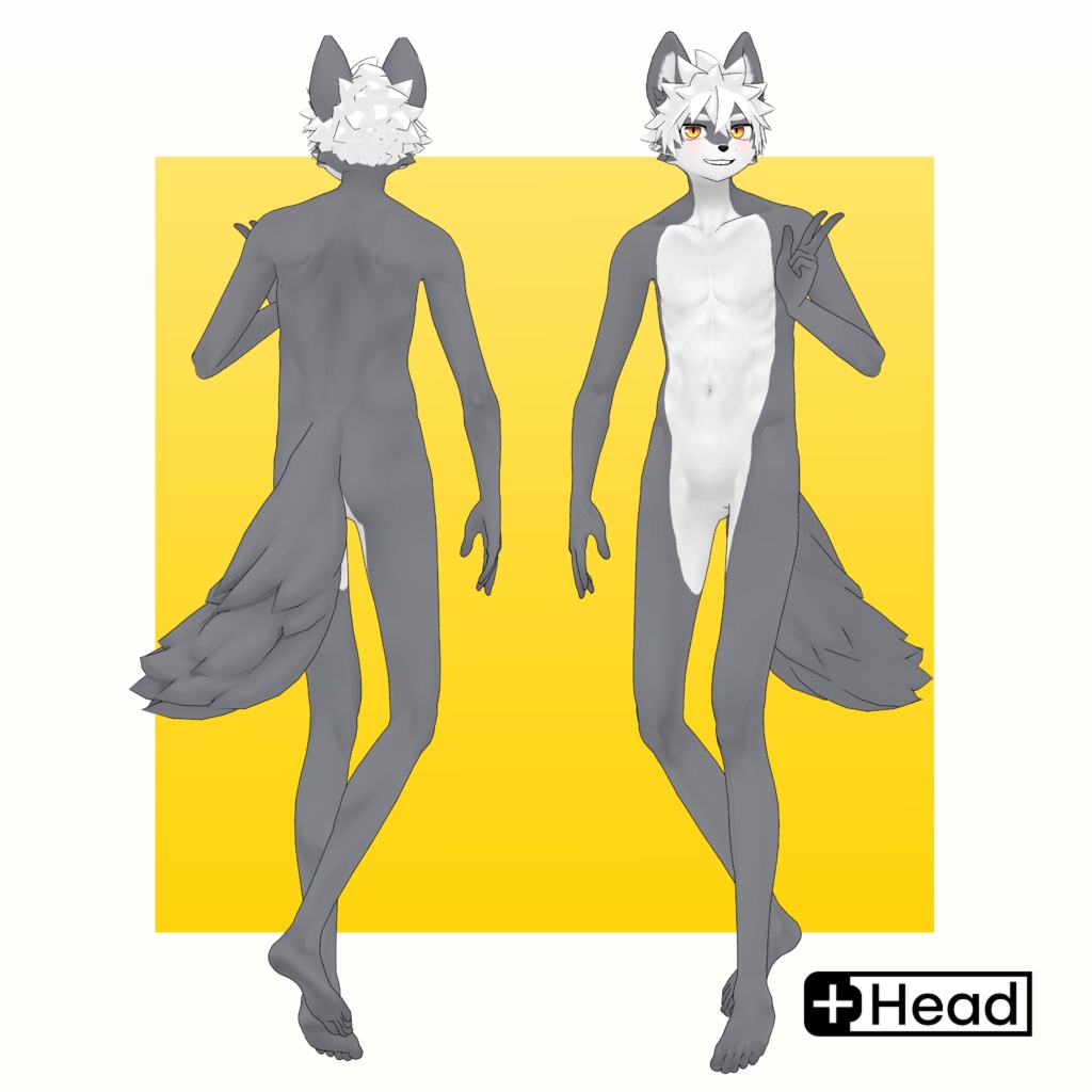 アクセルくん/Axel/ VRChat Avatar 3D Model