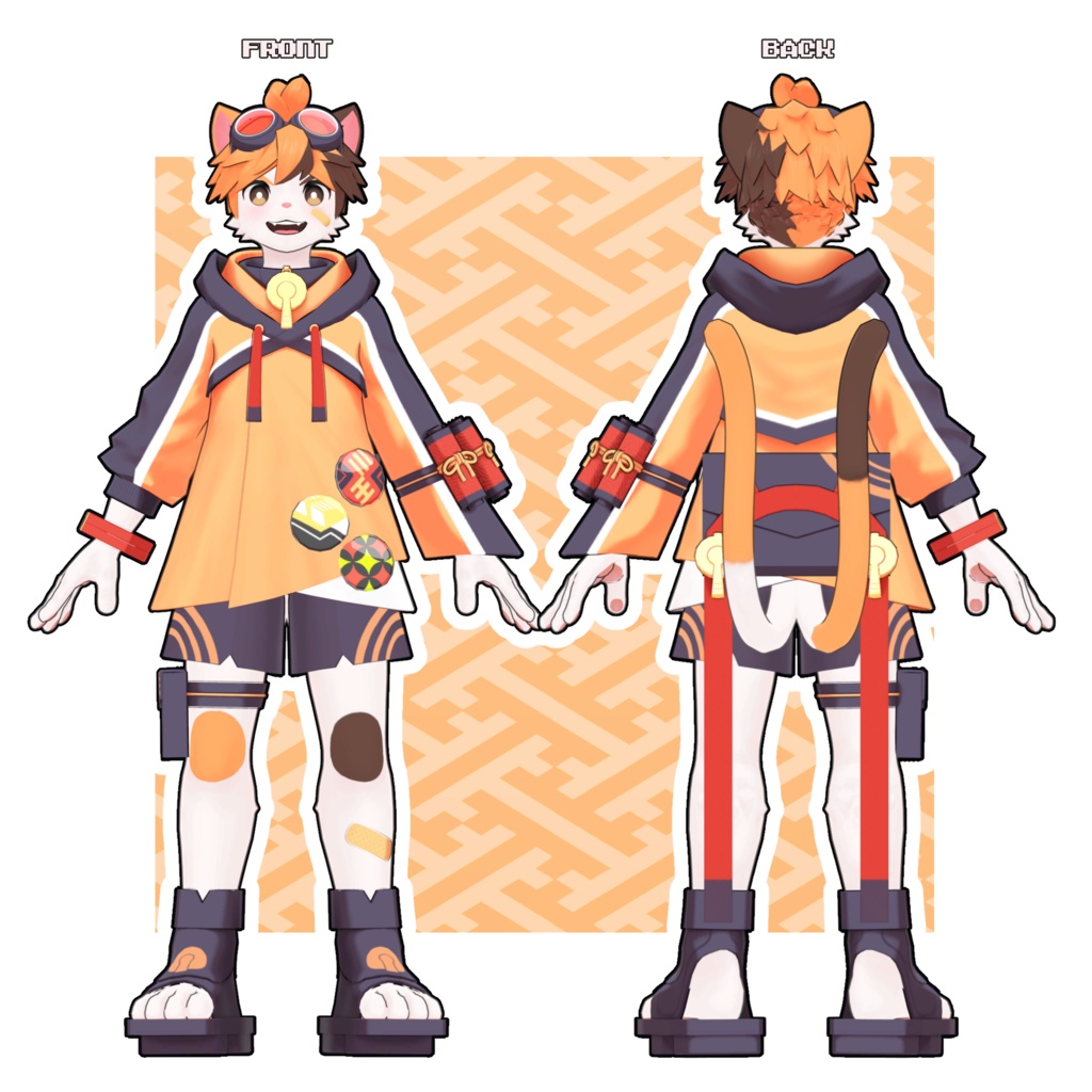 ミケマルくん/MIKEMARU/ VRChat Avatar 3D Model