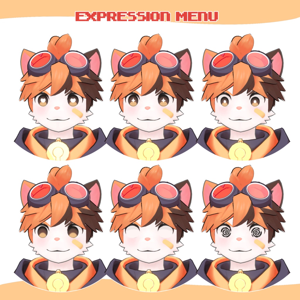 ミケマルくん/MIKEMARU/ VRChat Avatar 3D Model