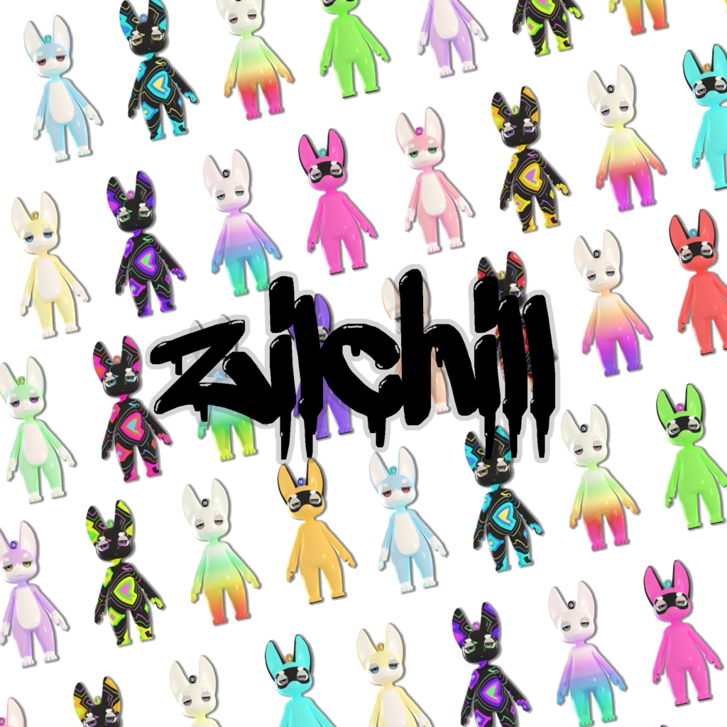 ジルチル/Zilchill/ VRChat Avatar 3D Model