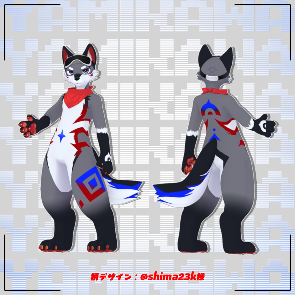 リベオス/LIBEOS/ VRChat Avatar 3D Model