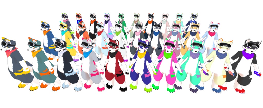 リベオス/LIBEOS/ VRChat Avatar 3D Model