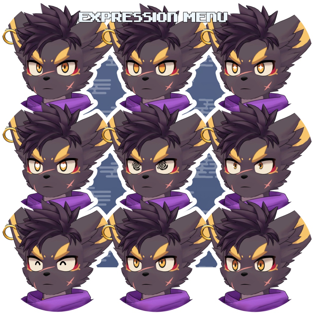 ツキカゲくん/TSUKIKAGE/ VRChat Avatar 3D Model