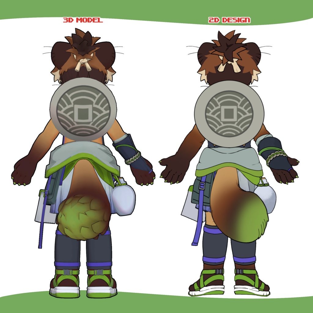 クヌギくん/KUNUGI/ VRChat Avatar 3D Model