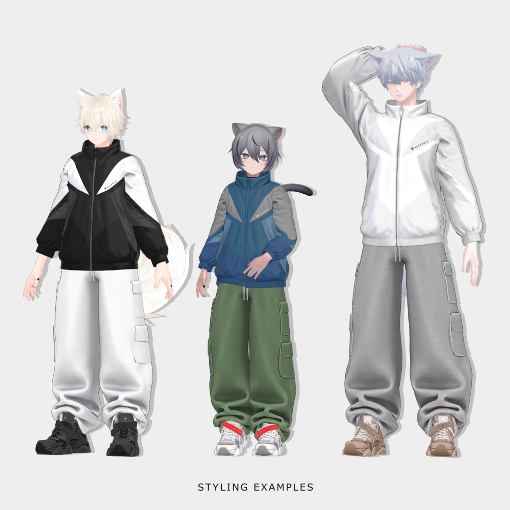 ASTEROID_Outfitセット / VRC衣装 / 複数男性アバター対応