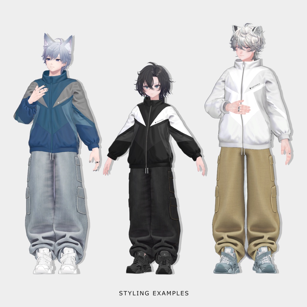 ASTEROID_Outfitセット / VRC衣装 / 複数男性アバター対応
