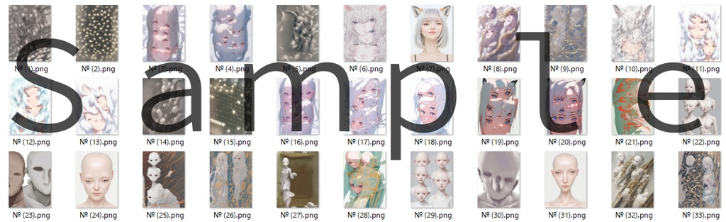 AI Generation Error Collection Vol.1 33枚