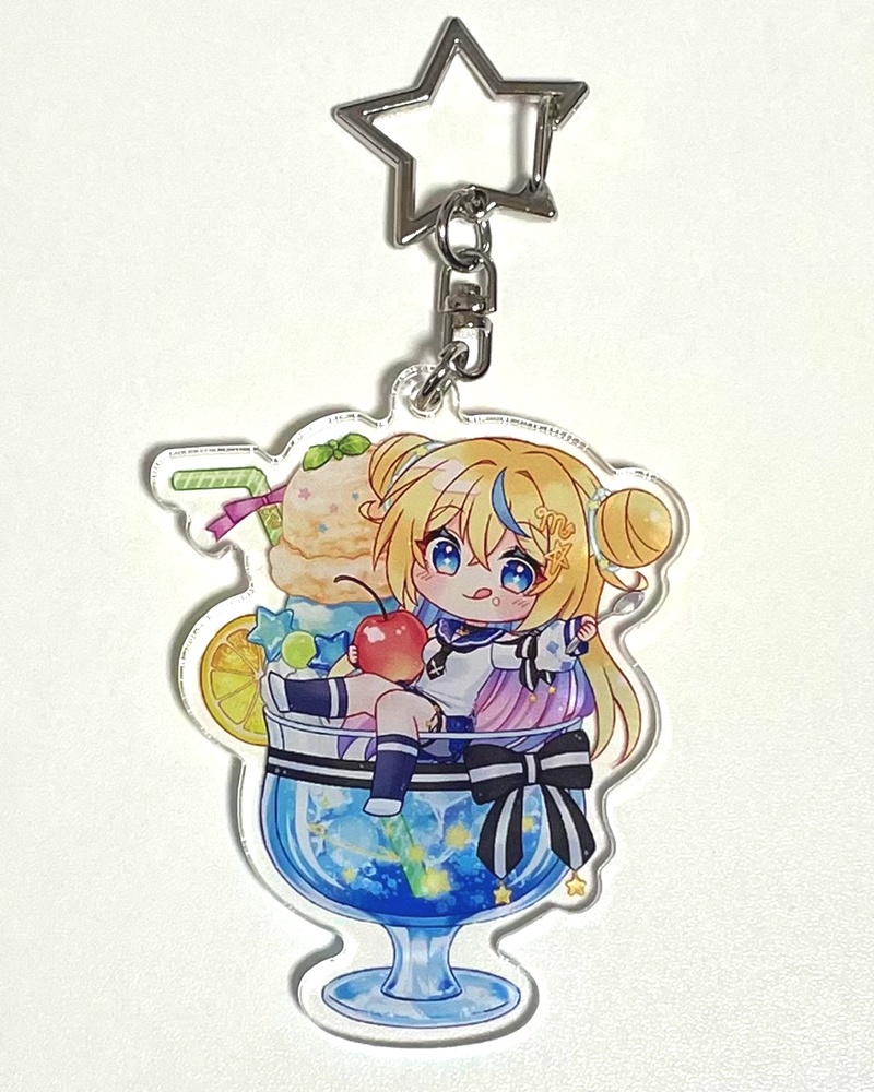 【創作】宇宙ソーダ☆アクキー