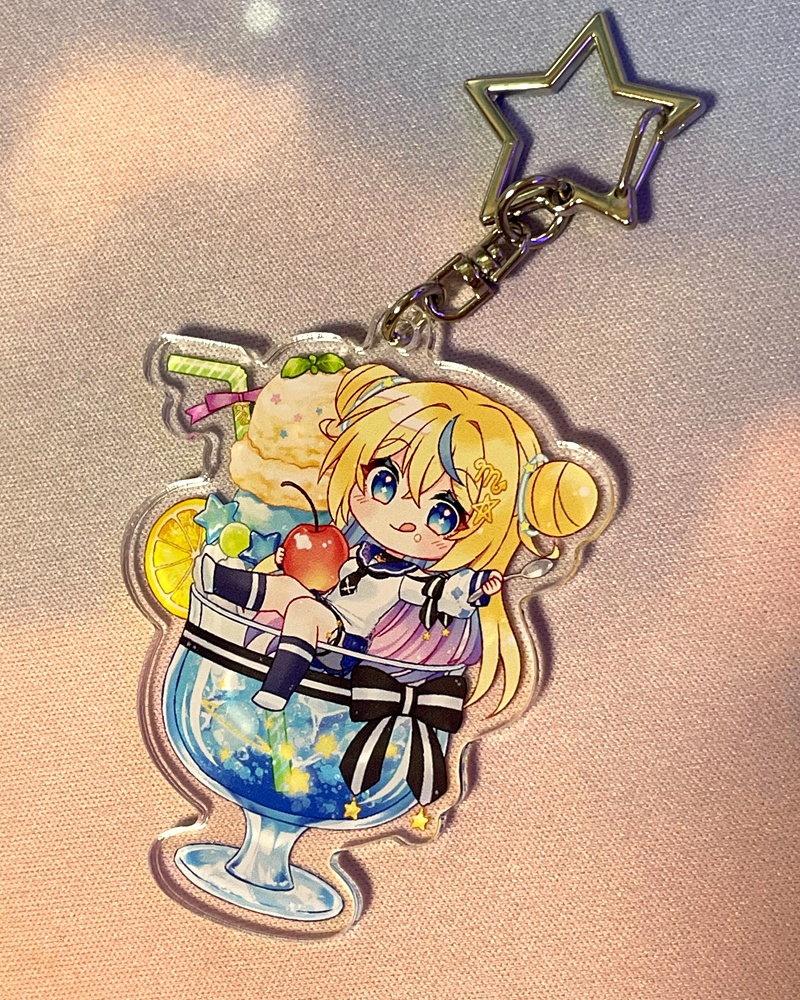 【創作】宇宙ソーダ☆アクキー