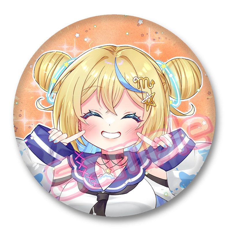 【創作】グリッター缶バッジセット