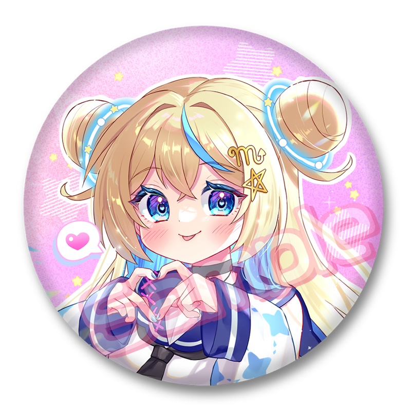 【創作】グリッター缶バッジセット