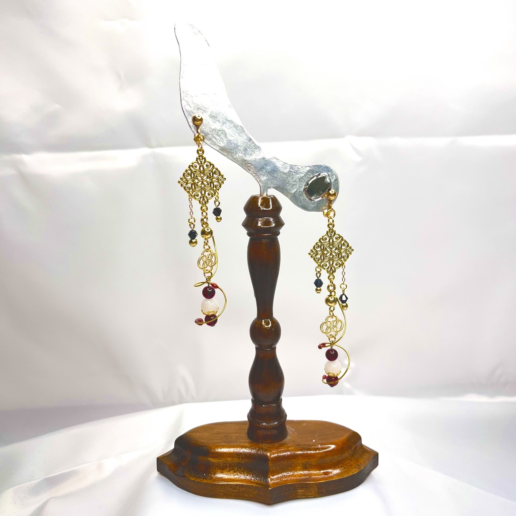 ツイステ スカラビア寮イメージ イヤリング