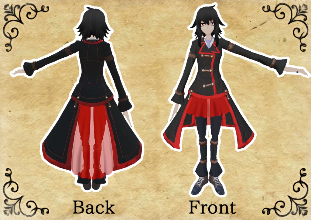 オリジナル3Dモデル「被検体 No.None」ver1.2