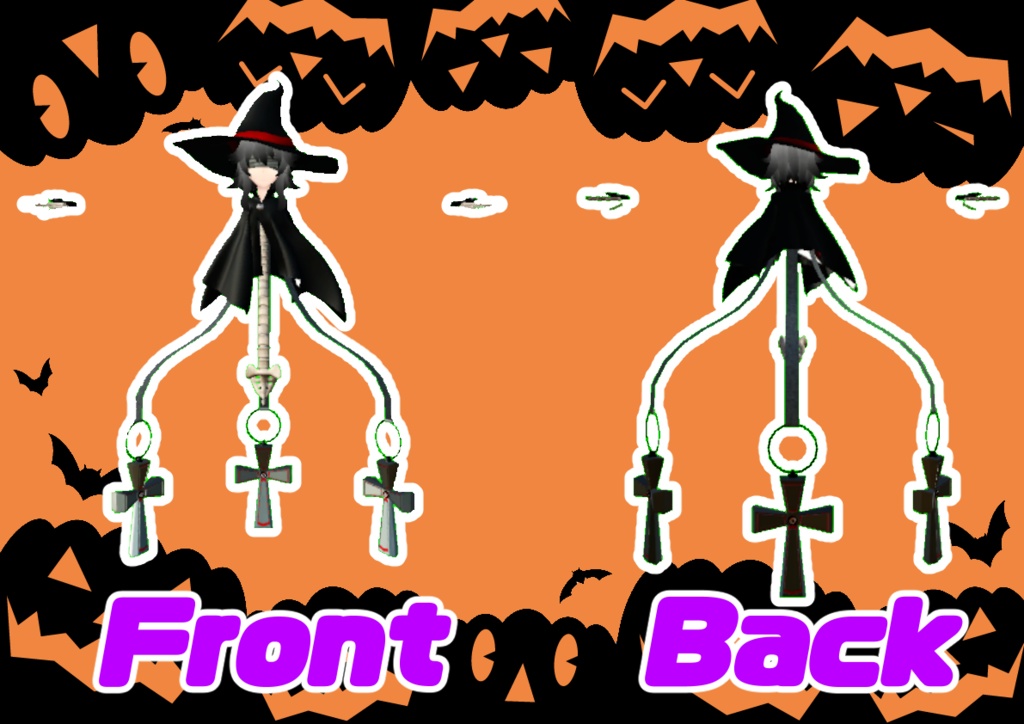 オリジナル3Dモデル「被検体 Ghost」ver1.1