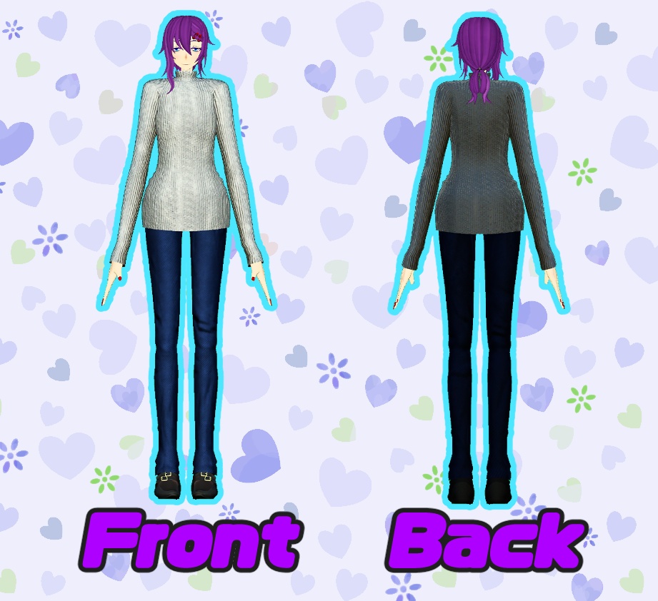 オリジナル3Dモデル「Kaoru」ver1.1