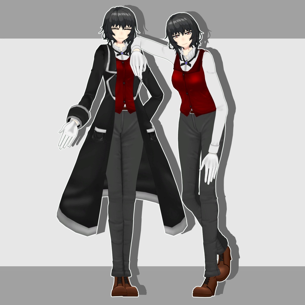 つぐ~二~ver1.0【オリジナル3Dモデル】