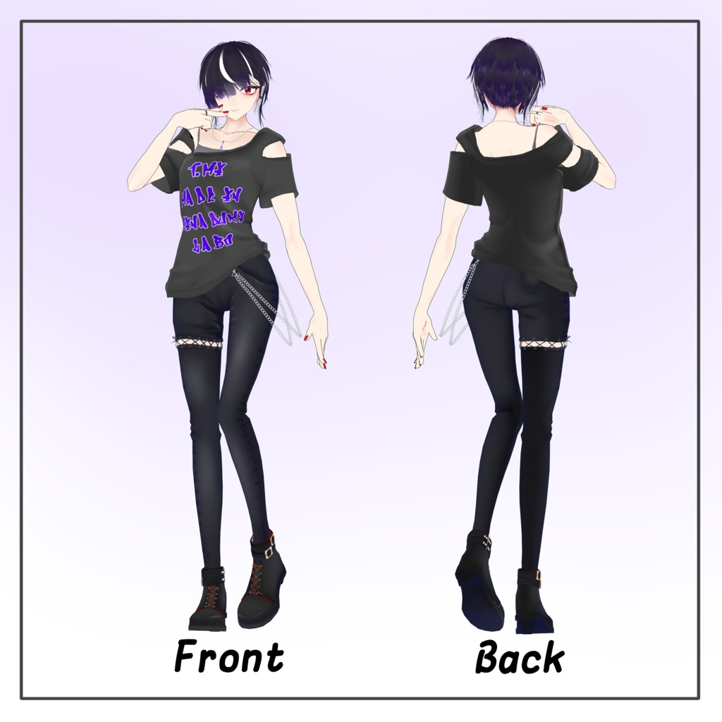 T美(仮)【オリジナル3Dモデル】