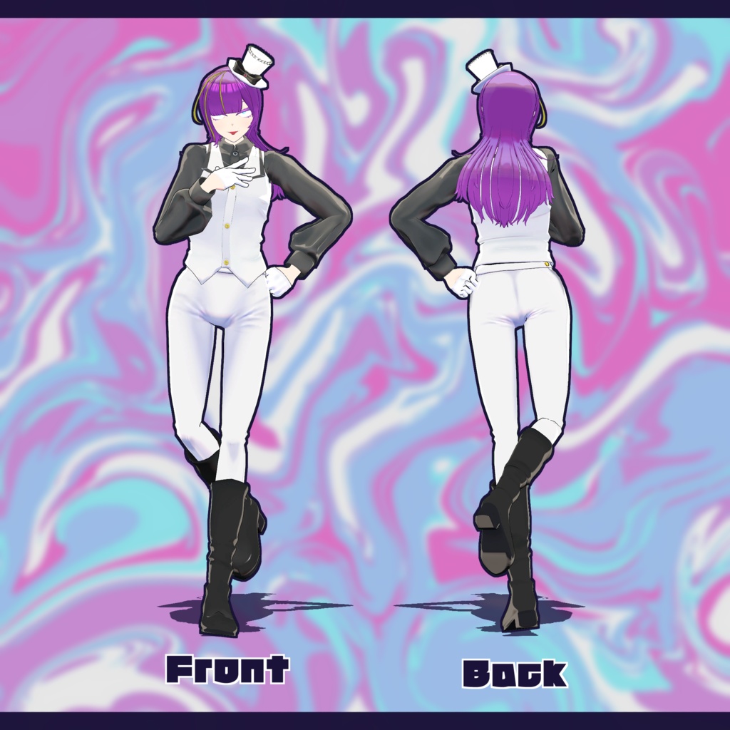 ガンギマリ子:Re【オリジナル3Dモデル】