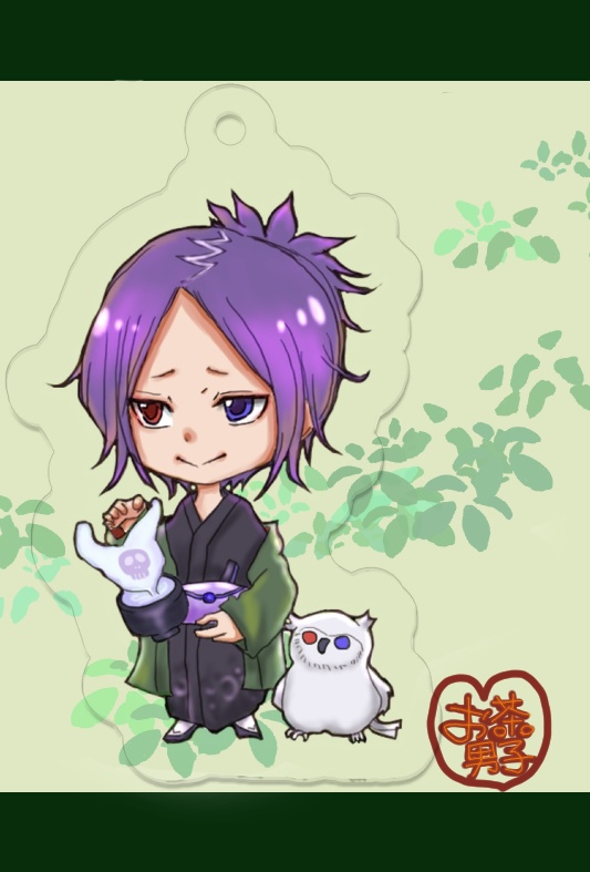 ゆめまぼろし系お茶男子／緑茶アクキー