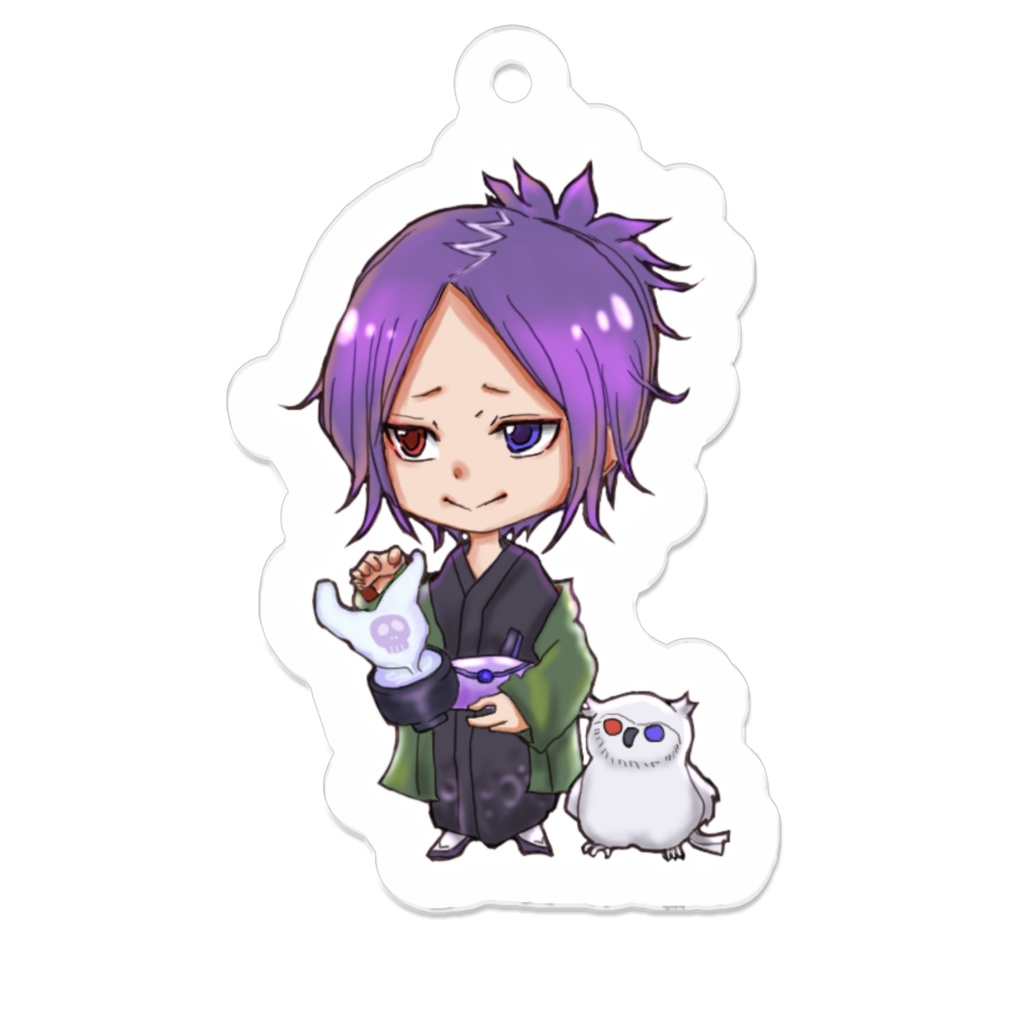 ゆめまぼろし系お茶男子/緑茶アクキー