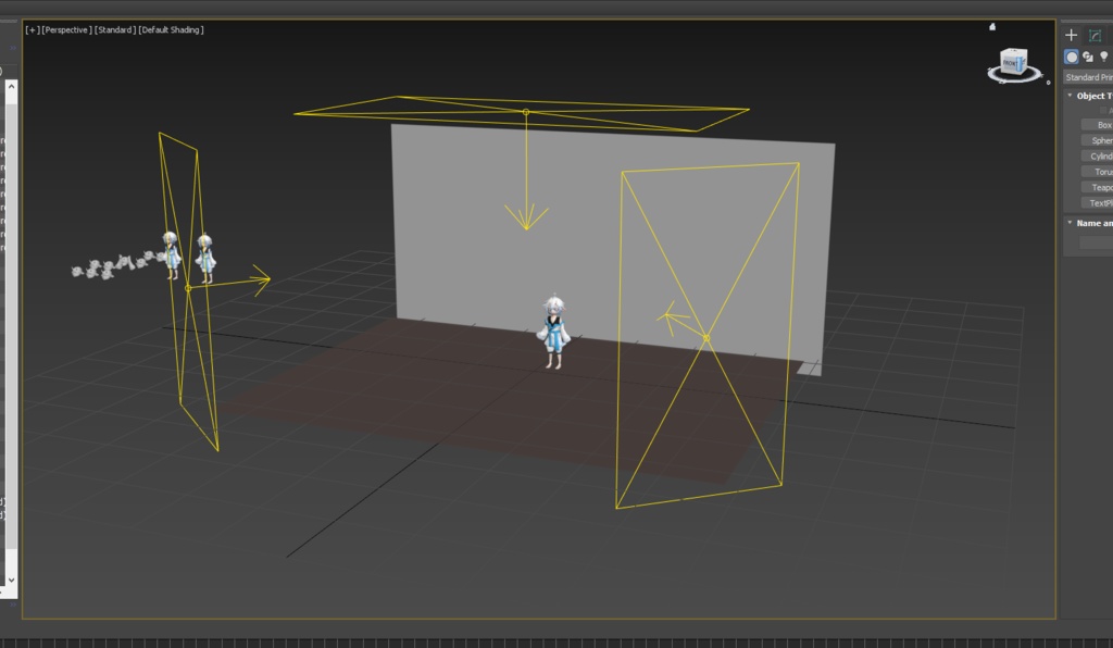 鬼少年 (スタジオ、骨組み、表情)