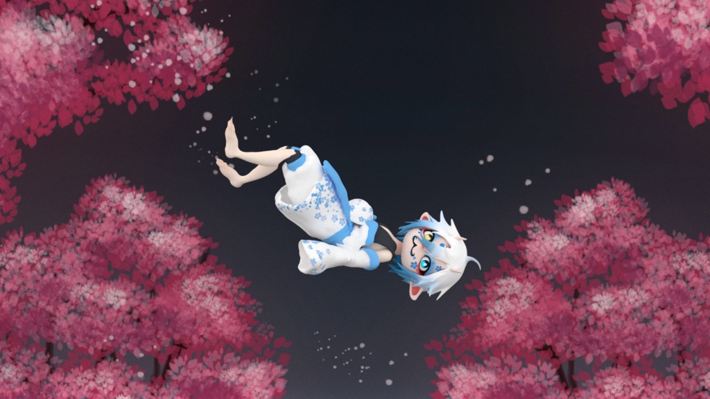 鬼少年 (スタジオ、骨組み、表情)