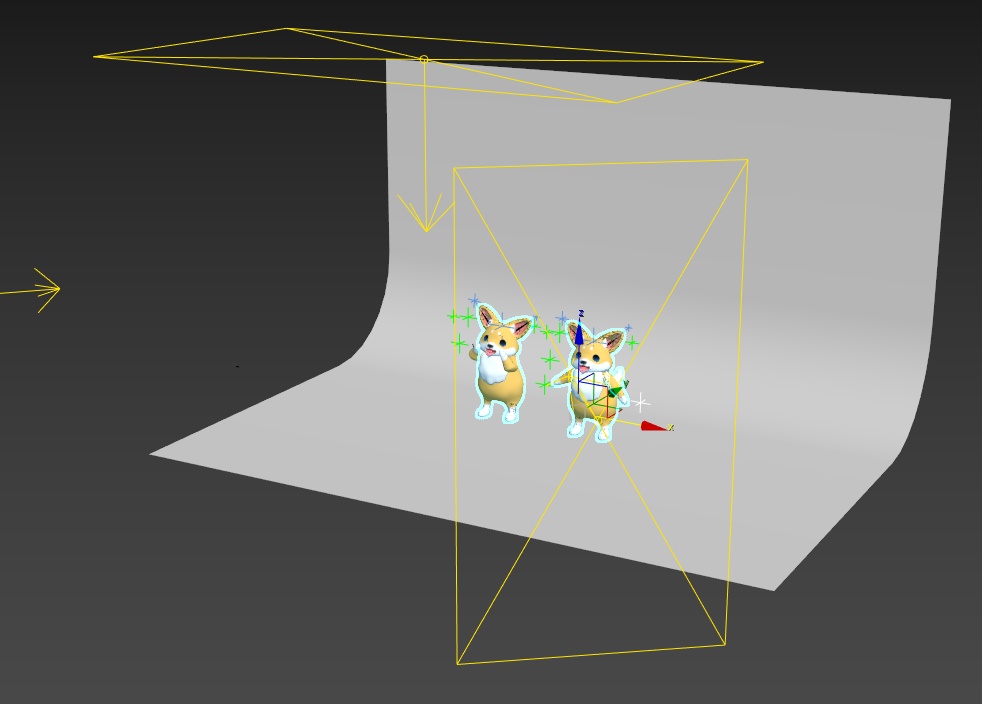 にこにこ 仔犬 (骨組み、表情)