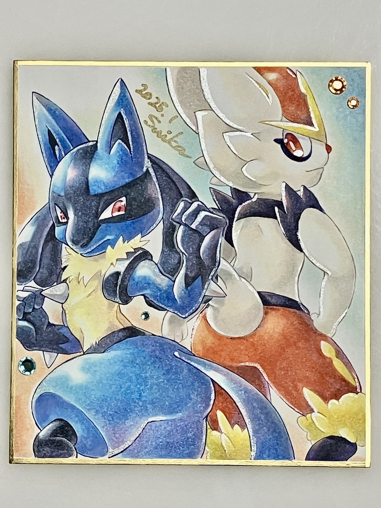 フルカラー寸松庵色紙【ポケモン】