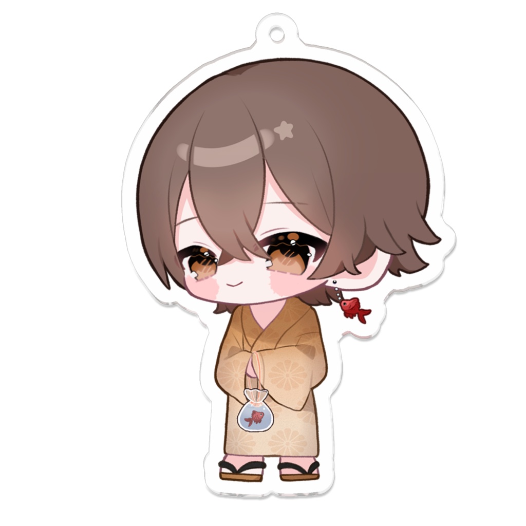 めふぃ浴衣アクキー