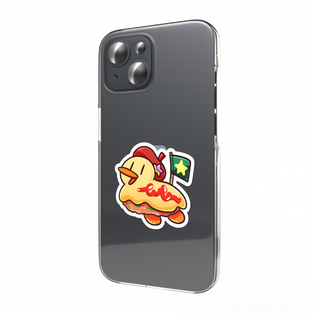 【スマホステッカー】グワグワおむポヨ