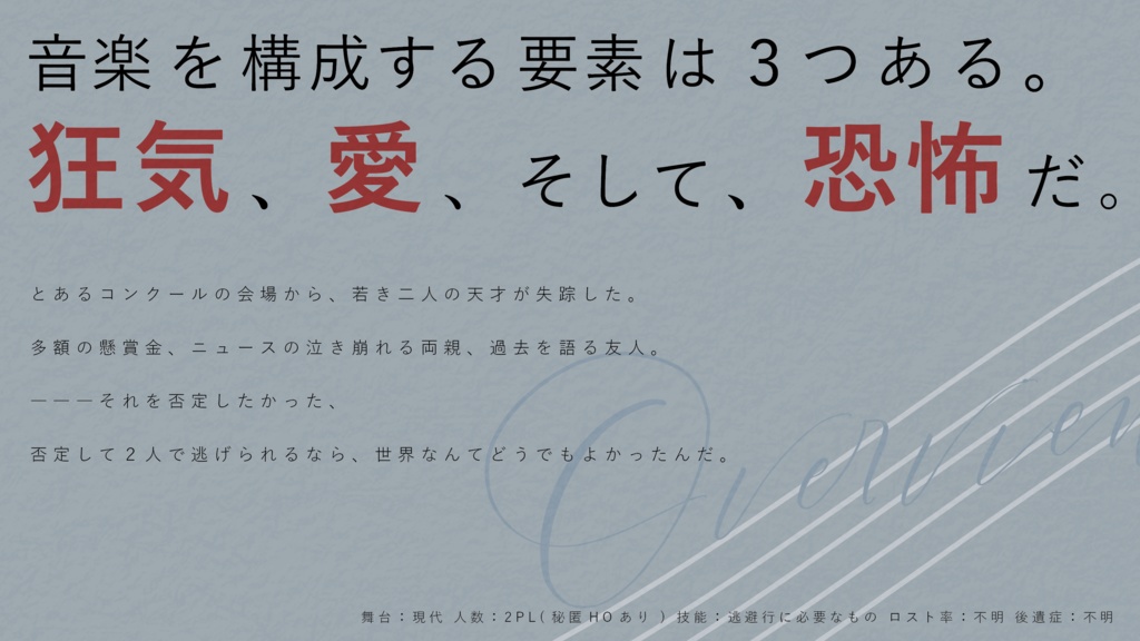 【CoC6th】リスト・フェレンツたちの失踪【SPLL:E119765】