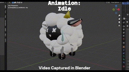 【PB対応】シープボール (VRChat) アニメーション付き!