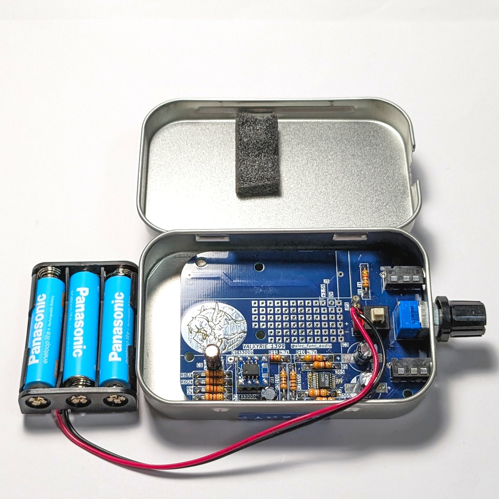 VALKYRIE 1399 - 低歪ヘッドホンアンプキット – Low‑Distortion Headphone Amplifier Kit