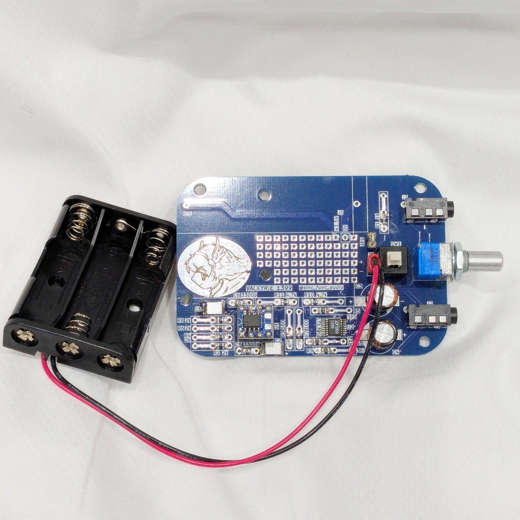 VALKYRIE 1399 - 低歪ヘッドホンアンプ完成品 Low‑Distortion Headphone Amplifier (Fully Assembled)