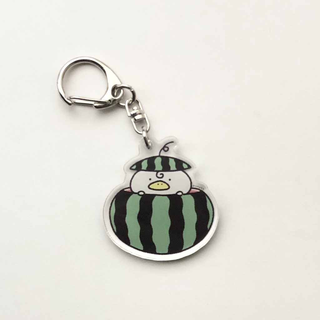 スイカくわぴーアクリルキーホルダー