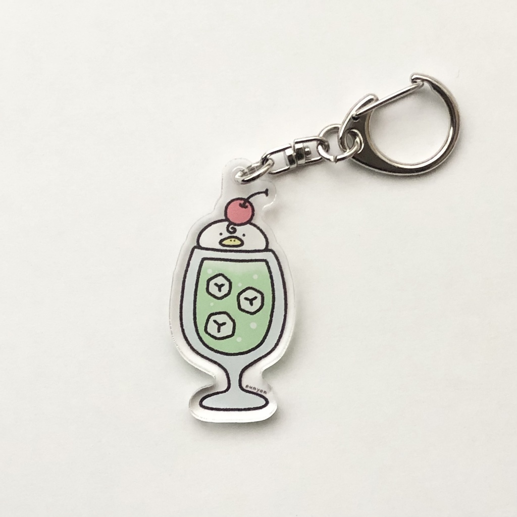 メロンソーダくわぴーアクリルキーホルダー