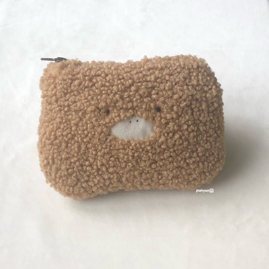 もかぷーもこもこポーチ