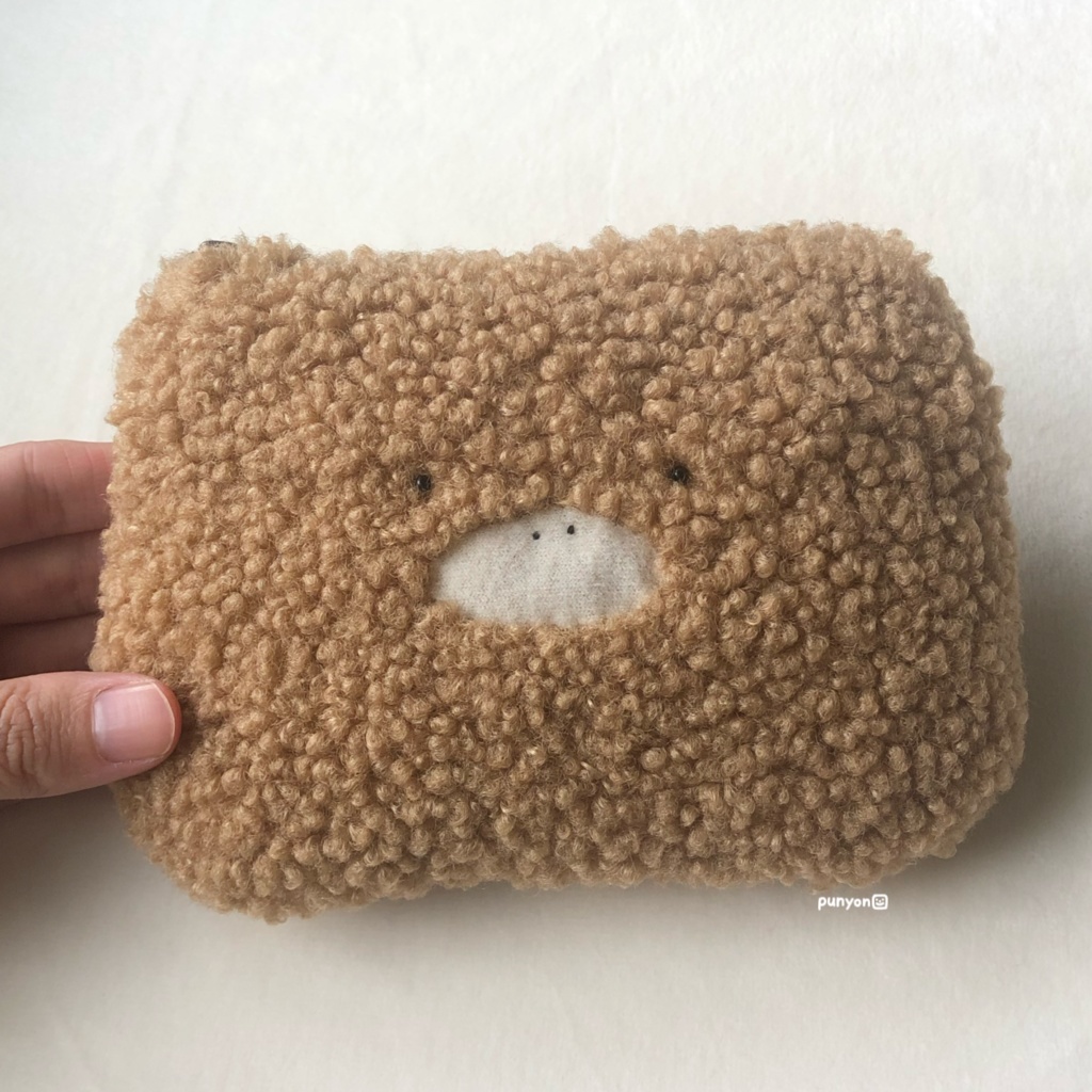 もかぷーもこもこポーチ