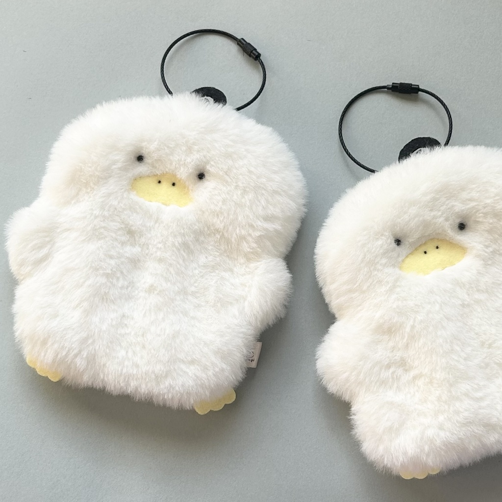 もふもふくわぴーポーチ