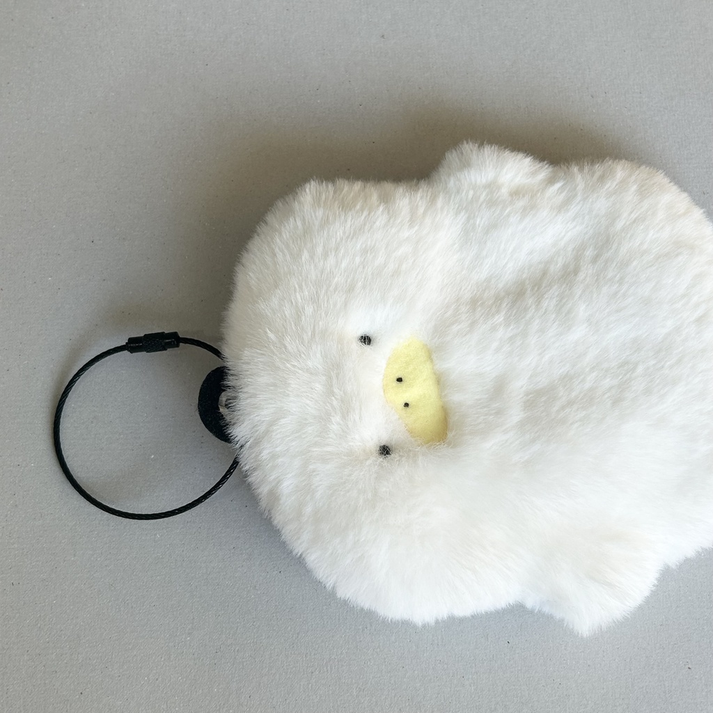 もふもふくわぴーポーチ