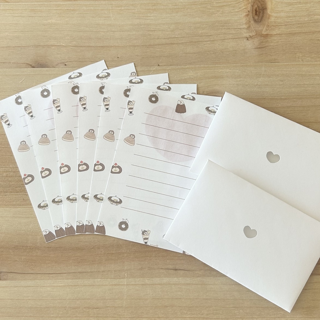 ミニレターセット(デザート)