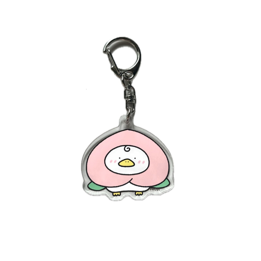 アクリルキーホルダー(もも)