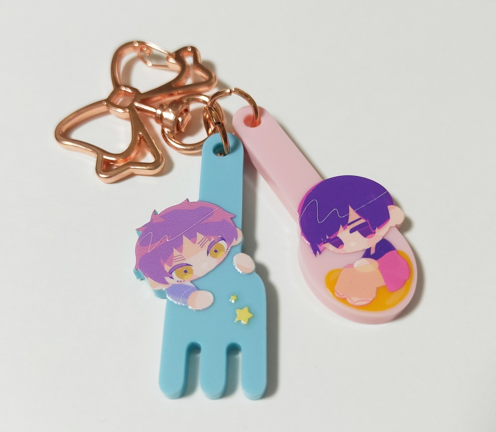 フォーク&スプーンアクキー