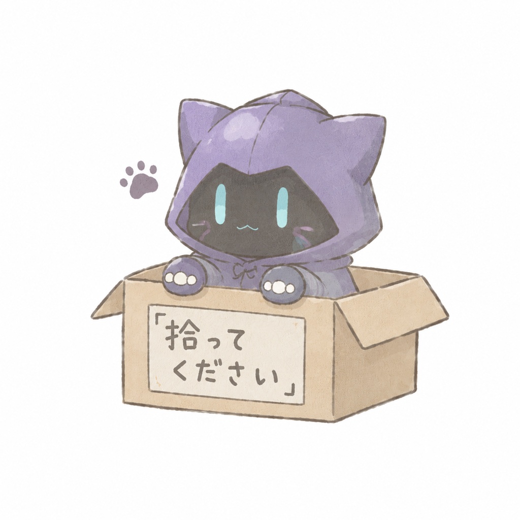 ろこぱ6 猫オーメンミニ巾着